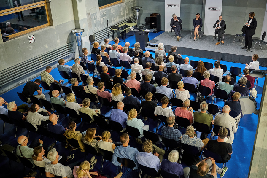 View of the fantastic ‘Blue Hall’ at the ZHAW.